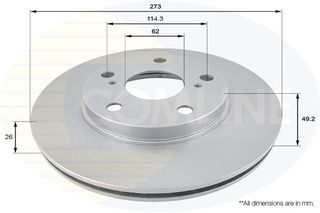 Δισκόπλακα  Comline COMLINE ADC01139V