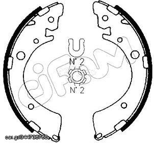 Σετ σιαγόνων φρένων CIFAM 153153