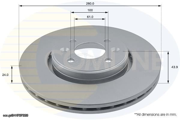 Δισκόπλακα  Comline COMLINE ADC1517V