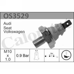 Διακόπτης πίεσης λαδιού CALORSTAT by Vernet OS3529 Audi 100 2800cc Quattro 174ps 1990-1994 (038919081A,038919081N,068919081A,068919081C,1669964)