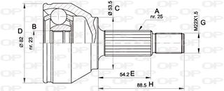 Σετ άρθρωσης, άξονας μετάδ. κίν. OPEN PARTS CVJ534410