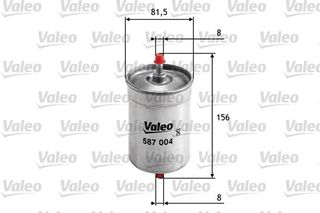 Φίλτρο καυσίμου VALEO 587004