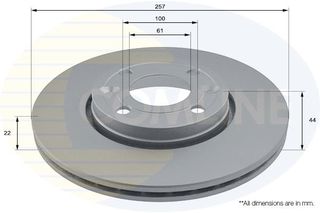 Δισκόπλακα  Comline COMLINE ADC1597V