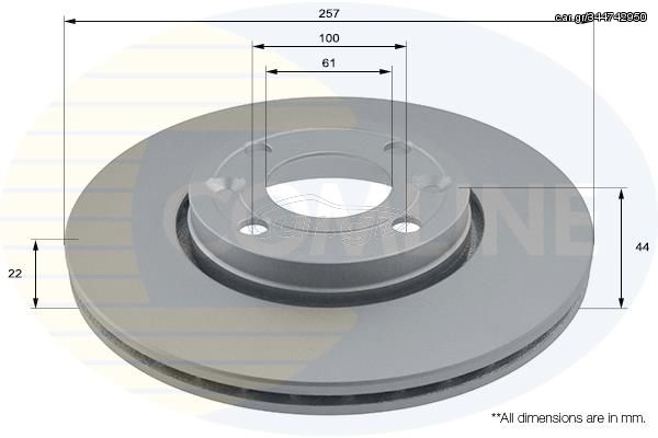 Δισκόπλακα  Comline COMLINE ADC1597V