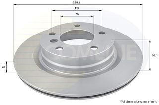 Δισκόπλακα  Comline COMLINE ADC1718V