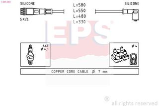 Σετ καλωδίων υψηλής τάσης  Made in Italy - OE Equivalent ITN 31IK109