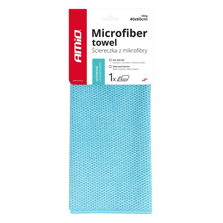 ΠΑΝΑΚΙ ΚΑΘΑΡΙΣΜΟΥ ΜΙΚΡΟΦΙΜΠΡΑ UNIVERSAL 40x60cm 350gr AMIO - 1 Τεμ. | Pancarshop