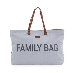 Τσάντα Αλλαγής Family Bag Canvas Grey Childhome