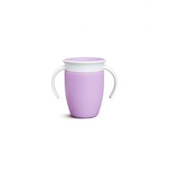 Munchkin Εκπαιδευτικό ποτήρι Miracle 360˚ Trainer cup 6+ 207ml light purple