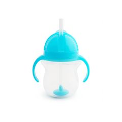 Munchkin εκπαιδευτικό ποτήρι με καλαμάκι 296ml Tip n Sip Blue