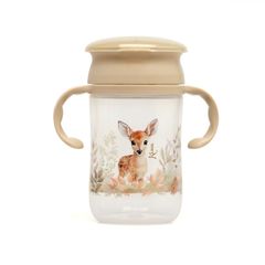 Εκπαιδευτικό Ποτηράκι Little Deer 360° 330ml. 12+Μ