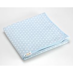 Κουβέρτα Mora ecology 80x110 γαλάζιο