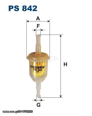 Φίλτρο καυσίμου FILTRON PS842 BMW 3 E30 1600cc 315 75ps 1982-1991 (0000780656,0005490862,0013170900,008210,131261275A)