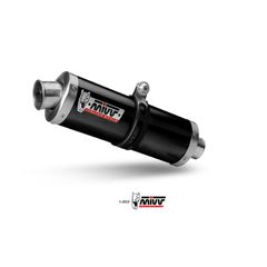 Τελικο Εξατμισης Mivv Oval Royal Enfield Himalayan 21-23, Scram 411 23-24 Black S.s/S.steel