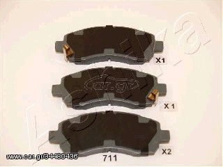 Σετ τακάκια, δισκόφρενα ASHIKA 5007711 Subaru Legacy 2000cc 125ps 1999-2003 (26296AC010,26296AC011,26296AC020,26296AC021,27SU003)