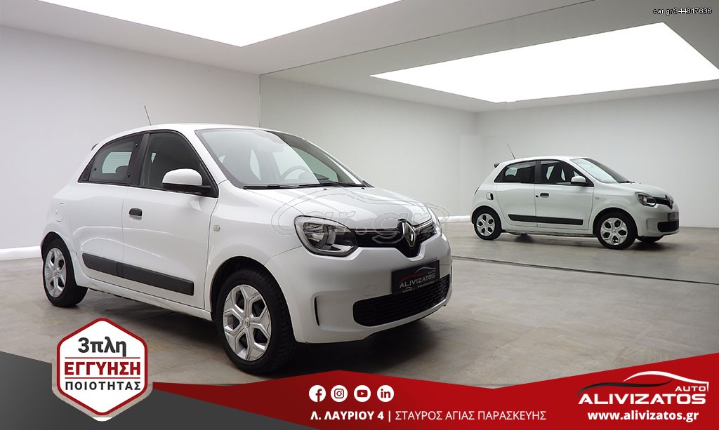 Renault Twingo 2019 1.0SCe 65HP ΟΘΟΝΗ FACELIFT 59.000KM ΕΛΛΗΝΙΚΟ 3ΠΛΗ