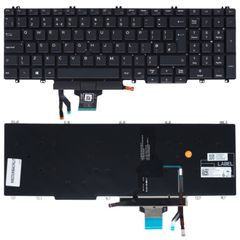 Πληκτρολόγιο - Laptop Keyboard για Dell Latitude 5500 5501 5511 5510 THDMY 0THDMY MMH7V 0MMH7V Dual Pointing US No Frame Backlit Pointer Βlack ( Κωδ.40623UKBACKLIT )