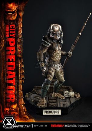 Predator 2 Museum Masterline Statue 1/3 City Hunter Predator 105 cm