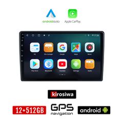 KIROSIWA NISSAN MICRA (2010 - 2016) Android οθόνη αυτοκίνητου 12GB + 512GB με GPS WI-FI (ηχοσύστημα αφής 10" ιντσών Android Auto Apple Carplay Youtube Playstore MP3 USB Radio Bluetooth Mirrorlink εργο