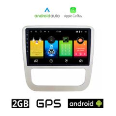 VOLKSWAGEN SCIROCCO (2008 - 2014) Android οθόνη αυτοκίνητου 2GB με GPS WI-FI (ηχοσύστημα αφής 9" ιντσών OEM Android Auto Apple Carplay Youtube Playstore MP3 USB Radio Bluetooth VW εργοστασιακή, 4x60W