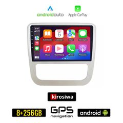 KIROSIWA VOLKSWAGEN SCIROCCO (2008 - 2014) Android οθόνη αυτοκίνητου 8GB + 256GB με GPS WI-FI (ηχοσύστημα αφής 9" ιντσών Android Auto Apple Carplay Youtube Playstore MP3 USB Radio Bluetooth VW εργοστα