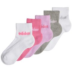 adidas Linear Ankle Socks 5 Pairs Kids