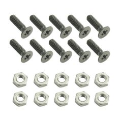 Adam Hall 5420 Phillips-Head Screw with Nut M10 Screws 10pcs - Adam Hall