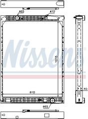 ΨΥΓΕΙΟ ΝΕΡΟΥ TRAVEGO E3-4 SETRA 315GT-HD E3 415HD/GT-HD για MERCEDES-BENZ TOURO (O 500)