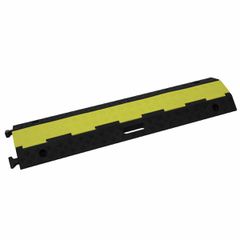 EUROLITE KB-2 Cablebrigde 2 Channels Rugged Cable Crossover with Antislip Yellow Cover - Eurolite