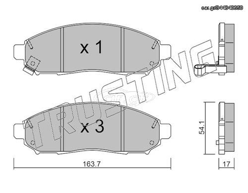 ΤΑΚΑΚΙΑ ΕΜΠΡ NISSAN NAVARA-PATHFINDER TRUSTING 759.0