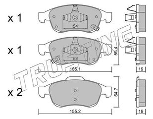 ΤΑΚΑΚΙΑ ΕΜΠΡ FIAT 500X-JEEP RENEGADE 1.3-1.6 TRUSTING 833.2