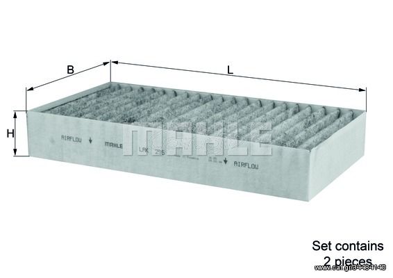 Φίλτρο, αέρας εσωτερικού χώρου MAHLE ORIGINAL LAK295S Mercedes-Benz ML W164 4000cc 450 CDI 4MATIC 306ps 2009-2011 (1648300218,A1648300218)