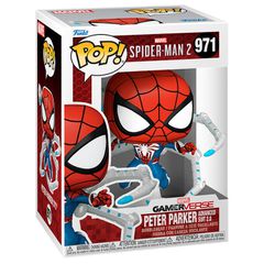 POP figure Marvel Spiderman 2 Peter Parker Advanced Suit 2.0-thumb-1