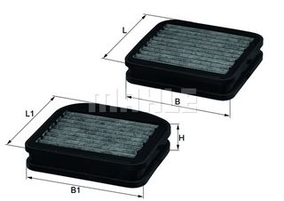 Φίλτρο, αέρας εσωτερικού χώρου MAHLE ORIGINAL LKK72S Mercedes-Benz E-Class SW S210 2900cc D Turbo 129ps 1996-1999 (2108300218,2108300318,2108301118,2208300118,2208300218)