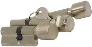 ΚΥΛΙΝΔΡΟΣ ΑΠΛΟΣ ARTE 80mm (45-35) ΜΕ ΠΟΜΟΛΟ ΝΙΚΕΛ ΜΑΤ