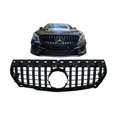 Μάσκα Για Mercedes-Benz CLA-Class C117 / W117 13-19 GT Amg Panamericana Look Μαύρη Γυαλιστερή 1 Τεμάχιο