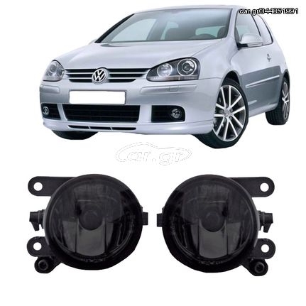 Προβολείς Ομίχλης Για VW Golf V (5) 03-08 & GTI After Market Προφυλακτήρα Φιμέ 2 Τεμάχια