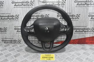 Τιμόνι Με Χειριστήρια Peugeot 208 - 2008 - 308 2010-2020 98084115ZD 98072114ZD (Χωρίς Αερόσακο) (Γνήσιο)