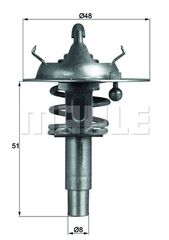 Θερμοστάτης, ψυκτικό υγρό MAHLE ORIGINAL TX10690D Mercedes-Benz C-Class Coupe CL203 1800cc C200 CGI Kompressor 170ps 2003-2008 (2712000015,2712030375,2712030575,A2712000015,A2712030375)