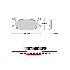 ΟΡΓΑΝΙΚΑ ΤΑΚΑΚΙΑ SP ORGANIC BRAKE PADS SP TBR750