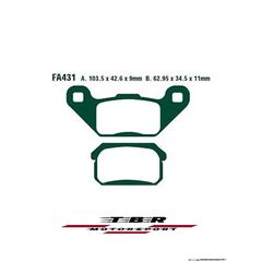 ΟΡΓΑΝΙΚΑ ΤΑΚΑΚΙΑ SP ORGANIC BRAKE PADS SP TBR604