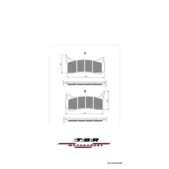 ΟΡΓΑΝΙΚΑ ΤΑΚΑΚΙΑ SP ORGANIC BRAKE PADS SP TBR603