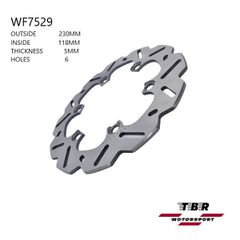 Δισκόπλακα πισω TBR Rear Brake Disc YAMAHA YZF R 125cc (14-18)  WF7529