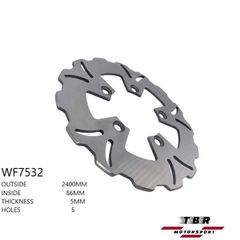 Δισκόπλακα πισω TBR Rear Brake Disc  KTM 1390 SUPER DUKE R 1390cc (2024) WF7532