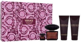 VERSACE Crystal Noir SET: EDP 90ml + body lotion 100ml + shower gel 100ml + EDP 5ml