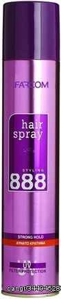 FARCOM Hair Spray 888 Strong Hold 400ml