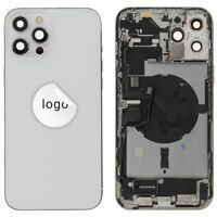 For iPhone/iPad (AP12PM24SPSP) Rear Cover (Pulled, with small parts) - Silver, for iPhone 12 Pro Max Quality: A-grade