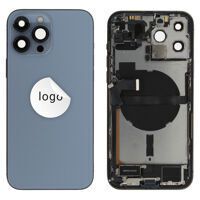 For iPhone/iPad (AP13PM0024BLPSP) Rear Cover (Pulled A) incl. small parts - Blue, For iPhone 13 Pro Max