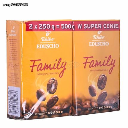 Ground coffee TCHIBO Family 2x250g