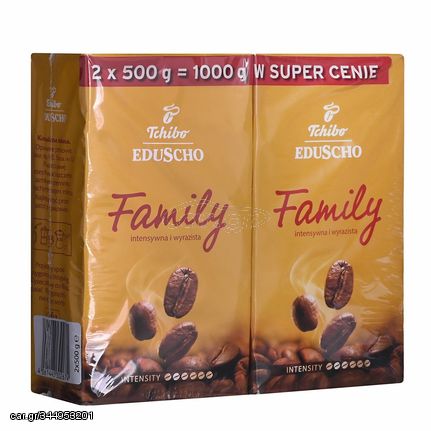 Ground coffee TCHIBO Family 2x500g